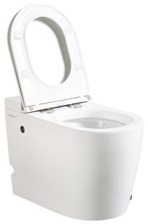 Приставной унитаз ABBER Bequem AC1114P с импульсным смывом белый